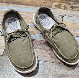 Women's Sage Green Hey Dude Shoes